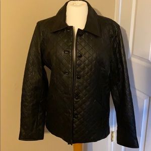 Attractive Black Leather Jacket